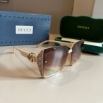 gucci*24 新款太阳镜双G墨镜时尚百搭简约风链子 2318 59-17-153