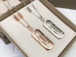 Bvlgari 宝格丽回形项链 毛衣链 秋冬帅气单品 你和你的男票都可以佩戴的项链 亚金材质 Au750工艺 p