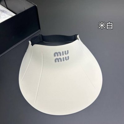跑量 Miumiu～新款 无痕一体防晒空顶帽，早上出门跑步♀，高尔夫必备，又轻又防晒