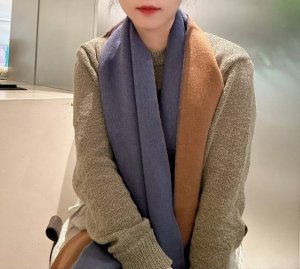 罗意威难得一见的温柔配色，低调又不失优雅 重点推荐双面配色，一条围巾两种风格搭配，高级舒适时髦气质，名小众，却大牌范十足，超级安利loewe这款触动内心的柔美围