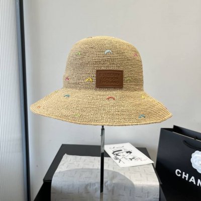 burberry巴宝莉新款拉菲草帽 重工打造 纯手工拉菲草帽 头围57Cm