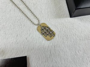 Chrome Herats 克罗心 方牌多层十字架项链 长度：60