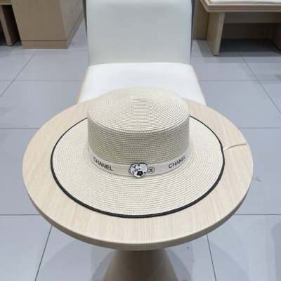 香奈儿Chanel2025新款草帽，高级定制，名媛风，细节待上，夏季防晒防紫外线，出行必备，百搭好看