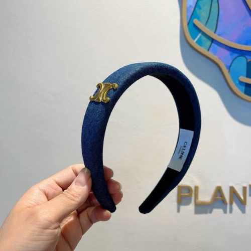 配包装P60 celine（赛琳）复古牛仔布网红爆款发箍，夏天宽边显脸小头箍 佩戴舒适无压力，高级感外出非常时尚百搭、女神必备！名媛范儿。