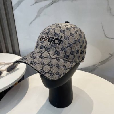 Gucci 古奇 经典原单棒球帽专柜1:1开模订制 最高版本 原版帆布轻盈透气 实物拍摄 四季百搭男女适用 基础头围56 贴片可调节
