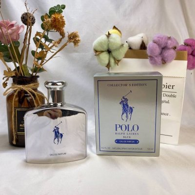 专柜品质 polo Blue保罗Ralph Lauren拉尔夫劳伦银色马球男士香水125Ml