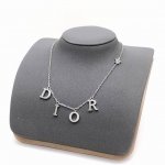 编号Dxl0027 Dio*最新款字母项链银色 一致Zp黄铜材质