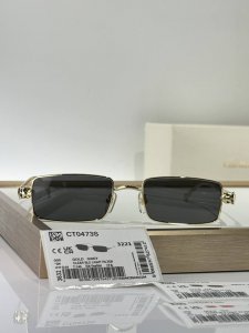 Cartie* panthèRe De Cartier Model：Ct0473S Size：54口20-140 栩栩如生豹子设计 Leopar D对版