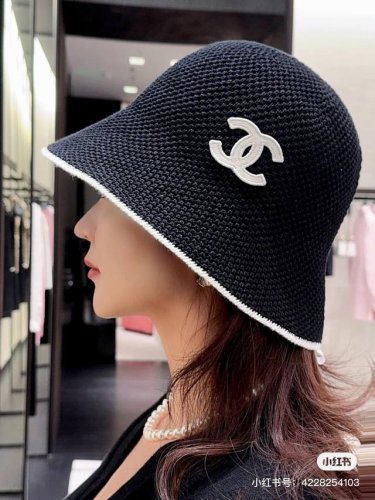 chanel香奈儿渔夫帽 针织手抓帽 头围57Cm