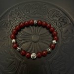 批160 新款【专柜品质】Chrome Hearts克罗心 经典复古多元素手串手链 ，快手/Ins/小红书热门，凹凸造型不同的花纹设计风格呈现出与众不同 十字架