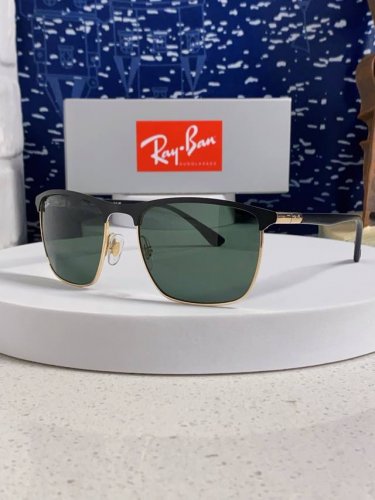 rayban雷朋 2025新款男女士官方春夏季旅行时尚百搭高级感驾驶墨镜 原单品质 高端玻璃镜片 Rb3686 Size:57口19-140