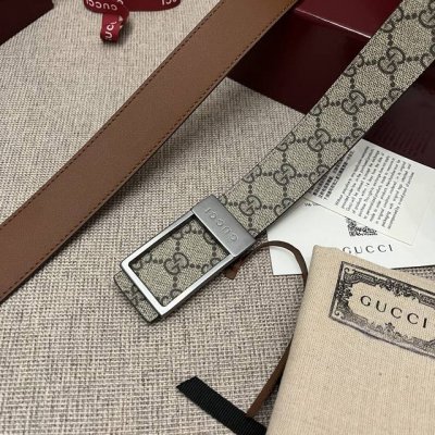 g家顶級品质 原版復刻出品 寬度3.5 於經典之中融入新意 带身饰有双G标识 原厂牛皮底 搭配方形镂空字母扣 对版专柜