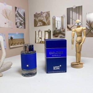 包万宝龙蔚蓝旅者 Ml Montblanc Explorer Ultra Blue, 品牌：万宝龙 属性：男香 香调：芳香柑橘调 前调：香柠檬粉红胡椒果香 中调