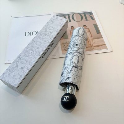 Chanel 香奈儿 三折自动折叠晴雨伞 选用台湾进口Uv防紫外线伞布 原单代工级品质