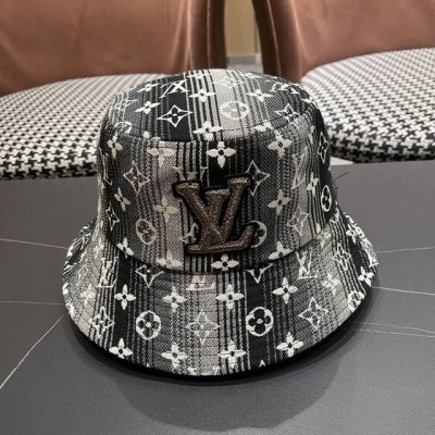 Lv路易威登2025 原单刺绣渔夫帽 轻盈透气。完美版型，独家实物拍摄，男女适用