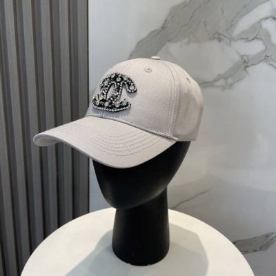 香奈儿Chanel 新品高定满钻硬顶棒球帽 小香Logo经典简约 时尚休闲设计 跑量新品