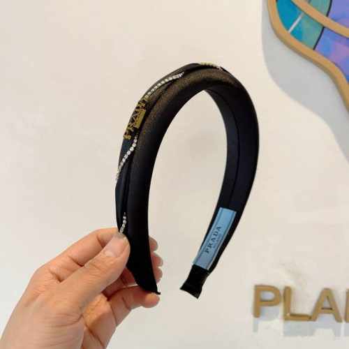 配包装 prada 普拉达 新款潮流发箍 气质女神必备单品 非常百搭 时尚潮流 戴上它满满的高大上