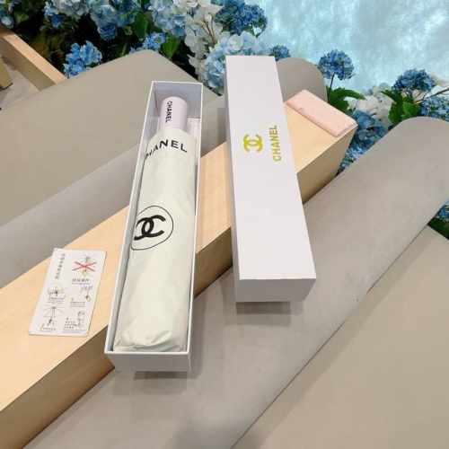 Chanel 香奈儿 三折自动折叠晴雨伞 选用台湾进口Uv防紫外线伞布 原单代工级品质