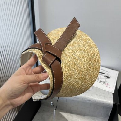 Loeve罗意威空顶鸭舌帽，麦秆草帽，原单品质，做工极致，高档奢华，非常透气、可调节，