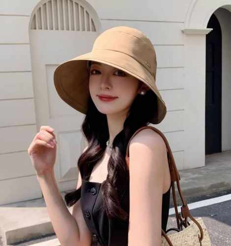 蒙口Moncler新款蝴蝶结渔夫帽夏季薄款防紫外线遮阳防晒 帽户外透气太阳帽子女