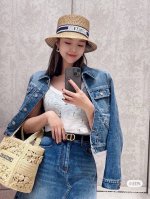 dior迪奥草帽 镂空礼帽 官方款 一比一定制 字体凹凸有致 非市场普通版本 头围57Cm