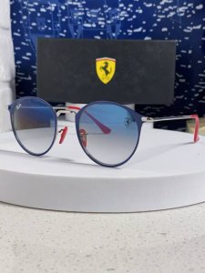 Rayban雷朋法拉利联名 2025新款欧美潮流眼镜圆形金属太时尚百搭男女款开车驾驶眼镜 Rb3602 Size:51口21-140