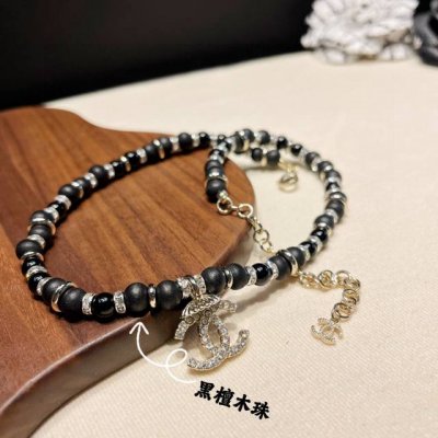 Chanel香奈儿 中古 稀缺黑檀木珠 项链小香家的款式真心无需多介绍每一款都超好看，精致大方，非常显气质.