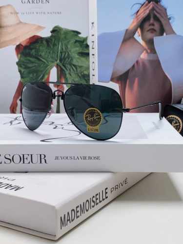 p120 Rayban雷朋 2025便携式可折叠墨镜 男女士太阳眼镜 明星时尚飞行员哈蟆镜 Rb3479 Size:62口14-140