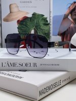 Versace 范思哲 方形太阳眼镜 简练金属风 金色美杜莎头像立体有质感