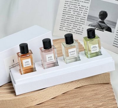 专柜品质 ysl圣罗兰Le Vestiaire高定衣典系列 4支Q版香水礼盒套装 中性香来袭 穿衣如穿香 超越性别Ysl高定衣典系列都说穿衣如穿香 Ysl高定衣