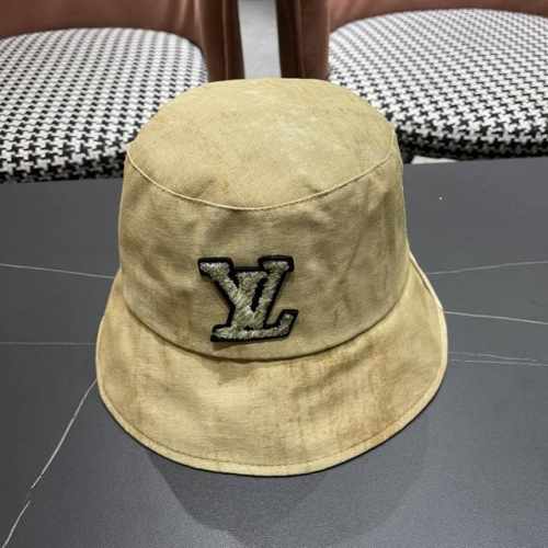 Lv路易威登渔夫帽女夏季时尚扎染盆帽户外品脸小休 闲水桶帽韩版岔帽