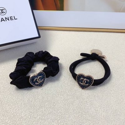 chanel小香 Chanel发圈 爱心滴油Logo皮筋发圈气质百搭小仙女必入单品 宝藏款 闭眼入推荐款 单个