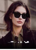 Louis Vuitto*新款欧美时尚猫形复古个性小框偏光太阳镜潮男女网红墨镜Ins