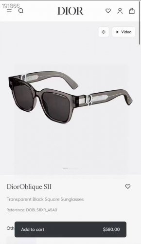 Dior Model：Dioroblique S1F Size：53口19-145