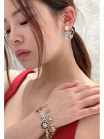 我们出品 罗盘双层收了，贵妇标配。可订做真金真钻版，只做对版真金货，价询客Fu Rose Des Vents手链 贵妇标配，无比奢华珠宝款式。Zp为18K真金跟