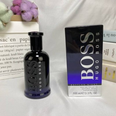 专柜品质 Boss Bottled Night午夜绅士自信深夜男士香水Boss香水100Ml 香调：芳香木香调 前味：桦木叶 中味：小豆葱 后味：若薇木 午夜绅