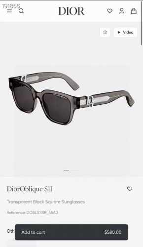 Dior Model：Dioroblique S1F Size：53口19-145