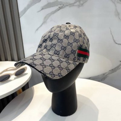 Gucci 古奇 经典原单棒球帽专柜1:1开模订制 最高版本 原版帆布轻盈透气 实物拍摄 四季百搭男女适用 基础头围56 贴片可调节