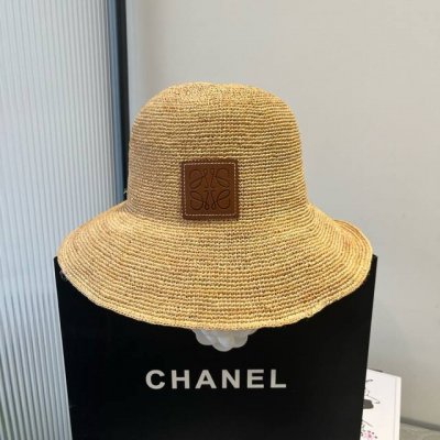 loewe罗意威新款拉菲草帽 纯手钩草帽 可折叠 出游必备单品 头围57Cm