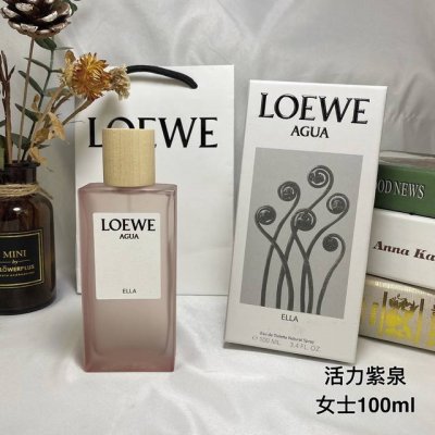 专柜品质 罗意威Loewe活力紫泉女士 Loewe Agua De Loewe Ella, 2009 新款彩虹香水100Ml 前调 柠檬 香柠檬 橙子 金橘 百