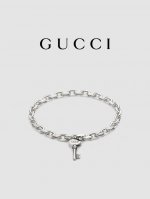 100Gucci古驰Trademark系列饰钥匙链条手链尺16-18-20-22