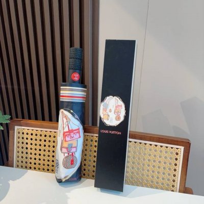 70 Louis Vuitton （路易威登）三折自动折叠晴雨伞 新涂层技术深色伞面 拥有令人惊喜的遮光效果！2色