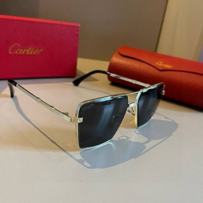 cartie*卡地亚 珍贵太阳眼镜金属材质 pc镜腿十无框超轻电镀工艺精湛气质十足新款刚刚到货官网原版超高品质 超高档奢华的象征色