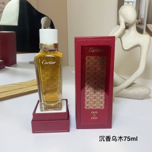 高端品质 沉香乌木 Oud & Oud 75Ml 卡地亚Cartier香水75Ml 香调：木质东方调 属性：中性香