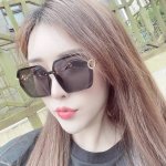 P90Chane*墨镜2025新款女夏防紫外线高级感太阳镜网红款Ins风圆脸大脸显瘦