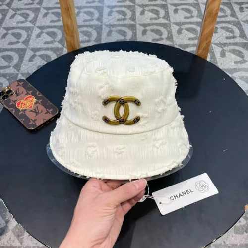 香奈儿Chanel 春新款防紫外线骑车遮脸蝴蝶结渔夫太阳帽防晒帽