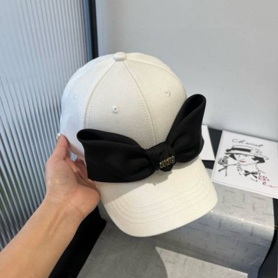 miumiu缪缪蝴蝶结鸭舌帽 高端定制 头围57Cm