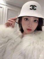跑量60 小香～春夏新款镂空透气渔夫帽 针织定型小桶帽