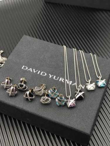 David Yurman11Mm六角钻白水晶项链。 链条粗1.5Mm，长度45+5Cm延迟链 编号Dyxl-147
