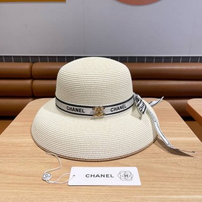 Chanel香奈儿灯笼草帽 高端定制 名媛必备 头围57Cm